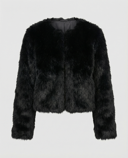 Faux Fur Short Coat Women