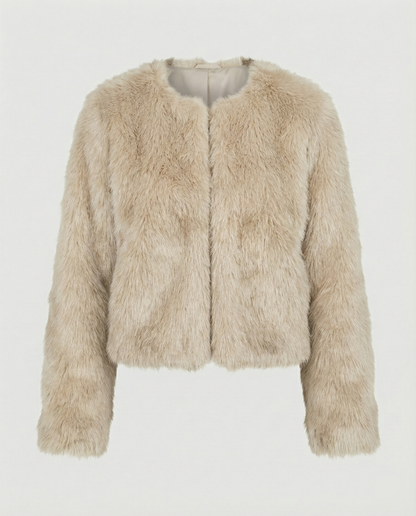 Faux Fur Short Coat Women